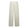 The Row Dela Wide-leg Trousers In White