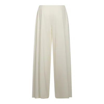 The Row Dela Wide-leg Trousers In White