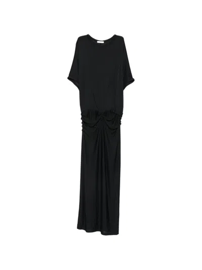 The Row Delyra Long Dress In Black