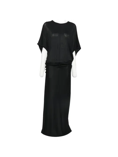 The Row Delyra Maxi Dress In Black