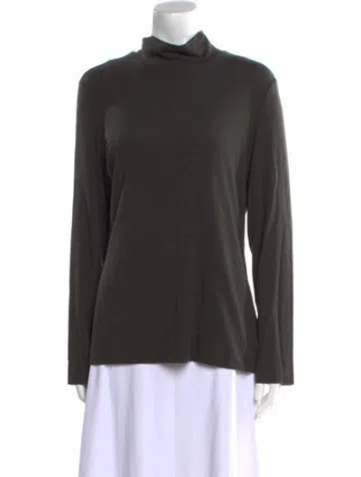 Pre-owned The Row Dembe Turtleneck Sweater In Gray