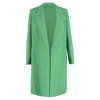 The Row Demi Open Coat In Green Alpaca Wool In Green