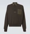 The Row Dende Cotton And Cashmere Polo Shirt In Brown