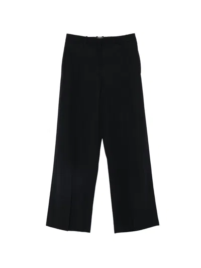 The Row Dender Wool Trousers In Blue