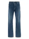 The Row Straight Leg Denim Trousers With Belt Loops In Blue