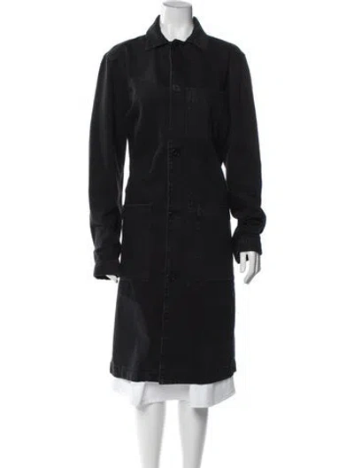Pre-owned The Row Denim Jacket In Black