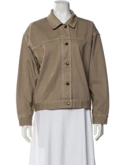 Pre-owned The Row Denim Jacket In Neutral