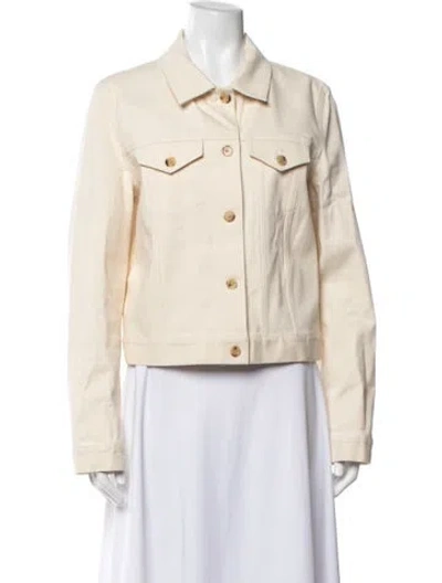 Pre-owned The Row Denim Jacket In Neutrals
