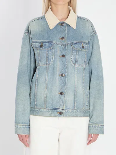 The Row Denim Jorelle Jacket In Blue