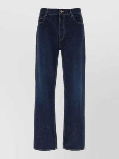 The Row Denim Straight-leg Jeans In Blue
