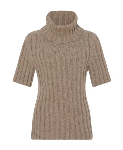 The Row Depinal Ribbed-knit Turtleneck Jumper