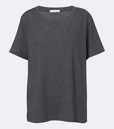 The Row Dera Cotton Jersey T-shirt In Grau