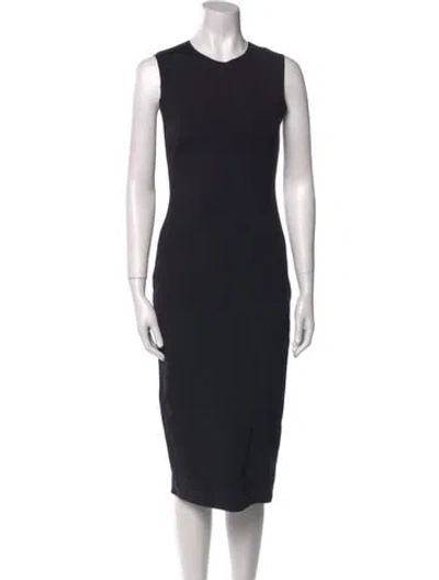 Pre-owned The Row 'devi' Midi Length Dress W/ Tags In Black