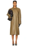 The Row Devitt Coat In Olive