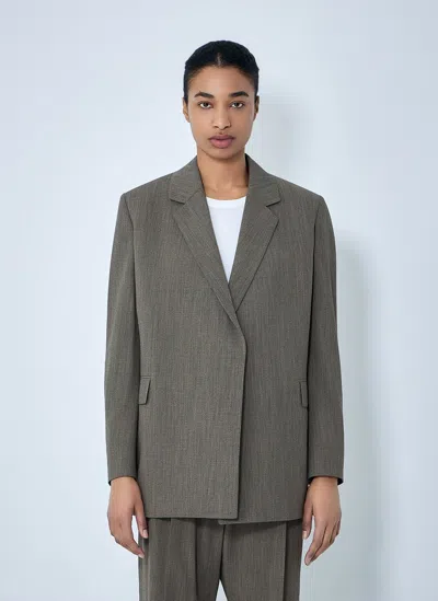 The Row Devlin Blazer In Gray