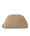 The Row Devon Mini Clutch In Sand