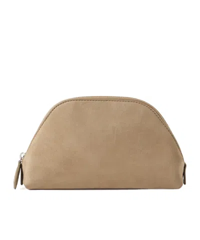 The Row Devon Mini Clutch In Sand
