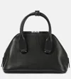 The Row Mini Devon In Saddle Leather In Black