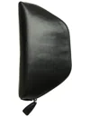 The Row Devon Roche Leather Clutch In Black