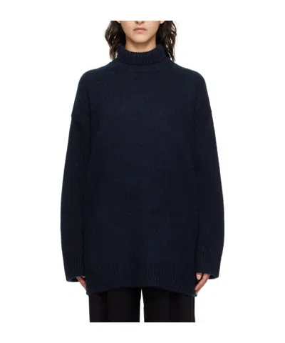The Row Devorah Turtleneck Sweater In Black