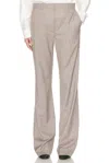 The Row Diane Pant In Beige Melange