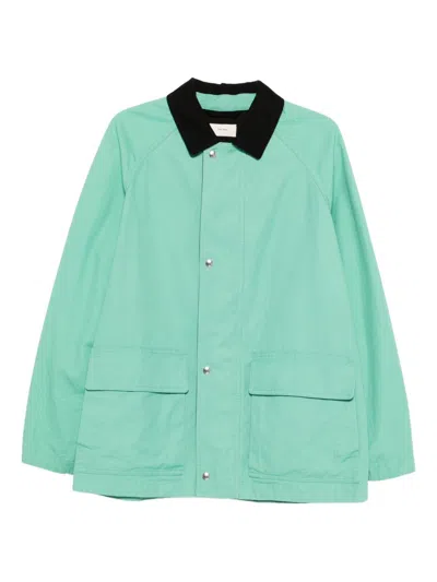The Row Diano Jacket In Green