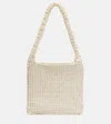 The Row Didion Woven Shoulder Bag In White