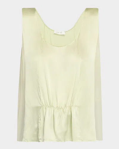 THE ROW DINARA BOXY SILK TOP