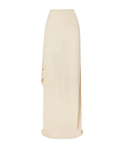 The Row Dione Maxi Skirt In Neutral