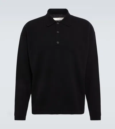 THE ROW DJON CASHMERE POLO SWEATER
