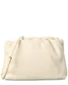 The Row Dnu Inv  Bourse Leather Clutch In White