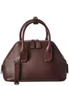 The Row Dnu Inv  Devon Mini Leather Satchel In Brown