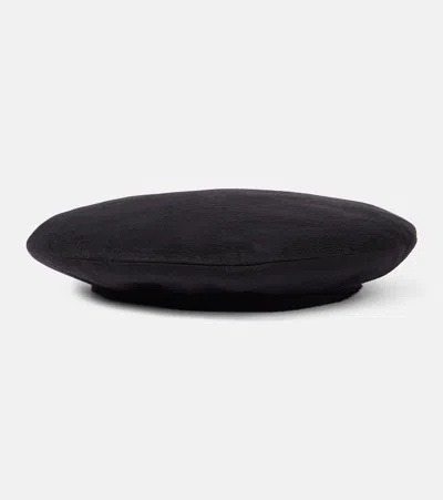 The Row Dodo Cashmere Beret In Black