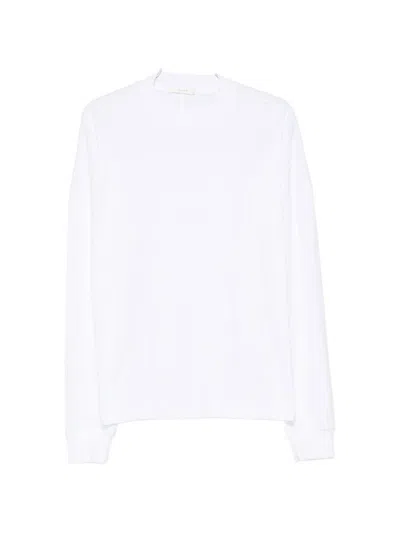 The Row Dolino Cotton Crewneck Sweater In White