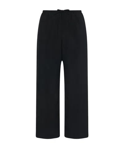 The Row Donatello Wool Casual Pants In Black