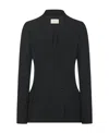The Row Double-breasted Blazer In Black