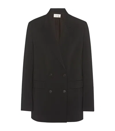The Row Double-breasted Tristana Blazer In Black