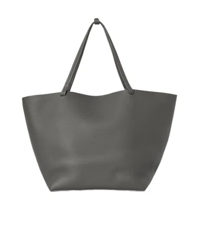 The Row Double-handle Handbag In Black