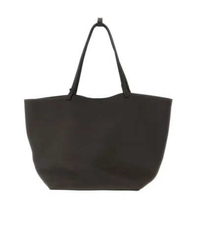 The Row Double Handle Handbag In Black