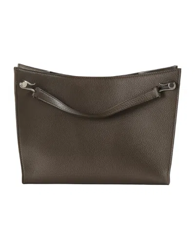 The Row Double-handle Handbag In Black