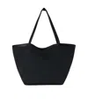 The Row Double Handle Shoulder Bag In Black