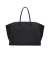 The Row Double Handle Tote Bag In Black