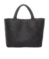 The Row Double Handle Tote Bag In Black