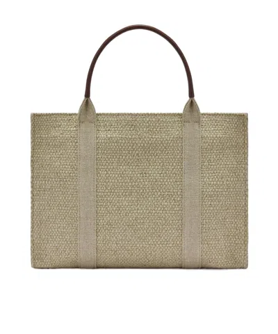 The Row Double Handle Tote Bag In Nude