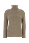 The Row Dove Grey Cashmere Mariam Sweater In Gray