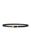 The Row Downtown Leather Belt In Black