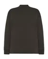 The Row T-shirt With Round Neck And Long Sleeves In Black