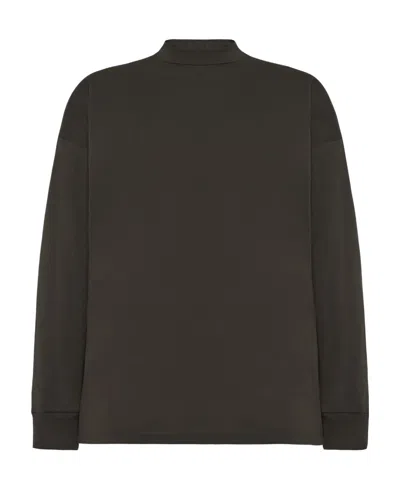 The Row Drago Long-sleeved T-shirt In Black
