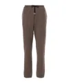 The Row Drawstring Sweatpants In Brown