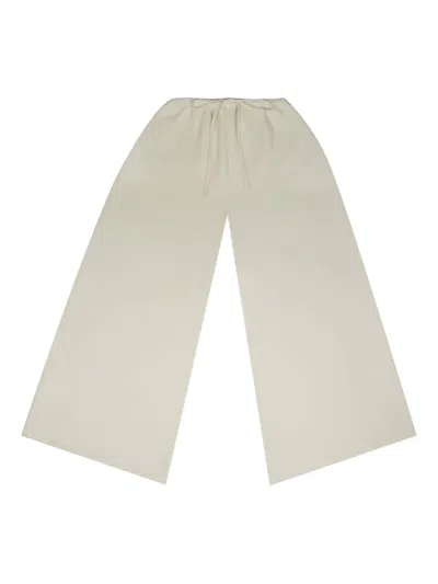 The Row Drawstring Trousers In Neutral